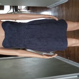 BCBG Generations Ultra Sexy Pleat Back Grey Dress